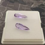 Par de Ametista Gota