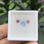 Conjunto Rubelita Brilhante com Água Marinha