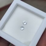 Par de Safira Branca