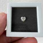 Moissanite Coração